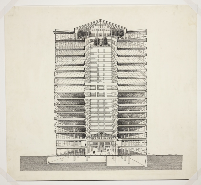 Railway Exchange Building, Chicago, Illinois, Section