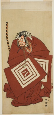 The Actor Ichikawa Yaozo II as Hachio-maru Aratora in the Play Chigo Sakura Jusan Kane, Performed at the Ichimura Theater in the Eleventh Month, 1774