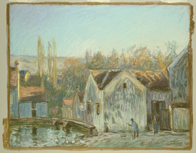 A Corner of Moret-sur-Loing