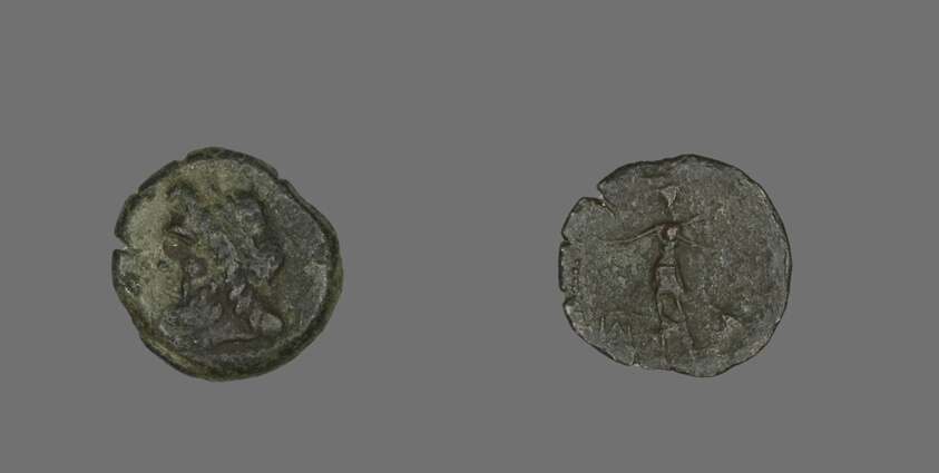 Coin Depicting the God Zeus (?)