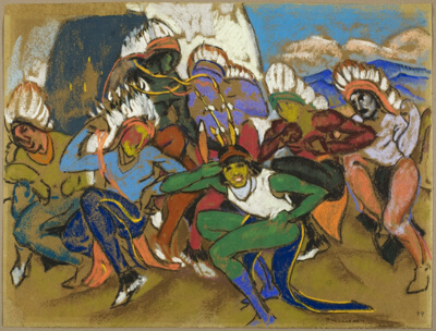 Ute Dance at Tesuque