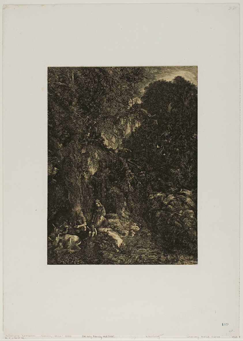 Holy Family with Deer