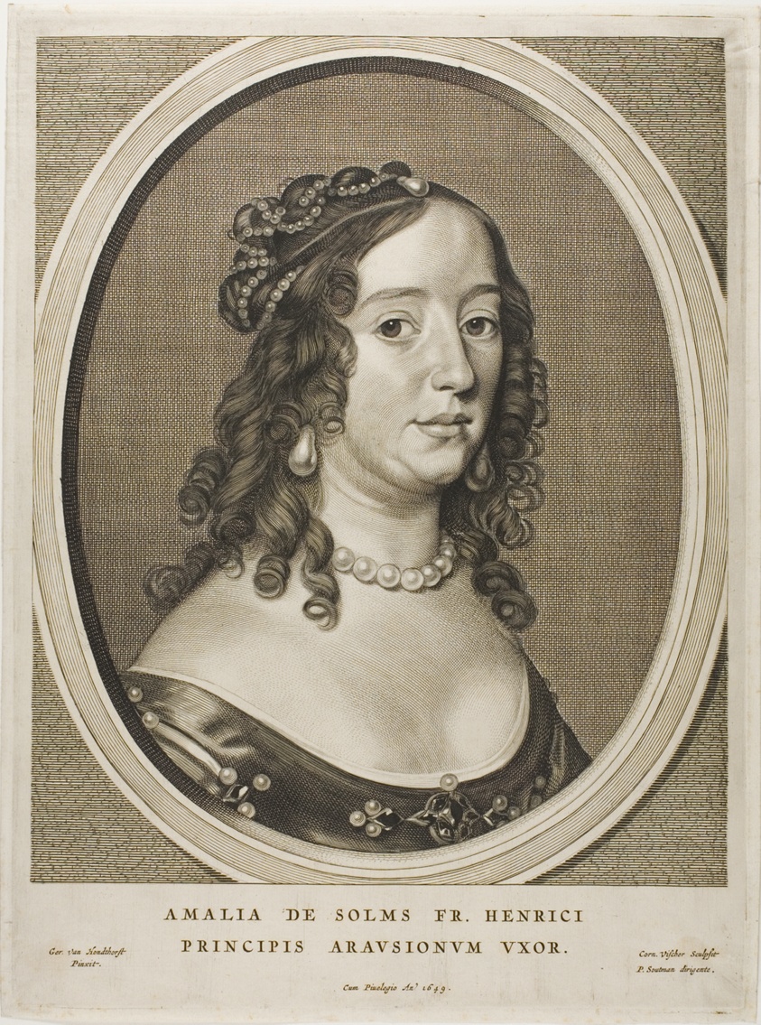 Amalia van Solms, wife of Frederick Henry, from Nine Portraits
