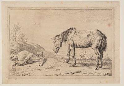The Worn-Out Horse, (La Mazette), from Series of Horses