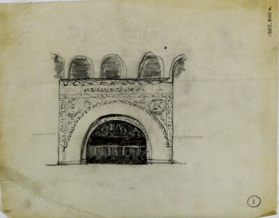 Stock Exchange Building Lobby Remodeling, Chicago, Illinois, Elevation Studies