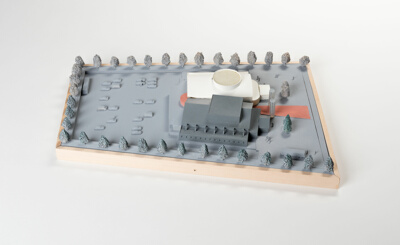 Holocaust Museum and Education Center Early Scheme, Skokie, Illinois, Model