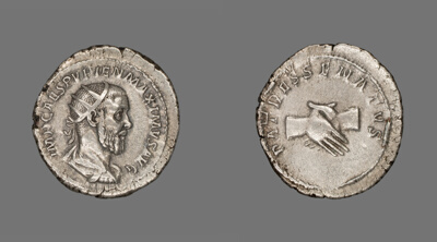 Antoninianus (Coin) Portraying Emperor Pupienus