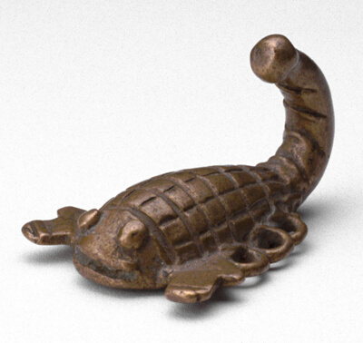 Goldweight Depictng a Scorpion