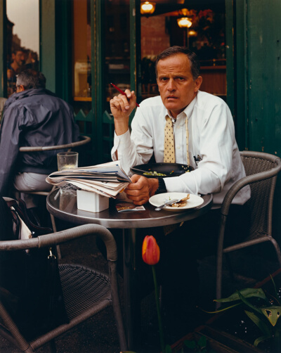 Bank Executive Having His Evening Meal, New York, New York, from the series "Stranger Passing"