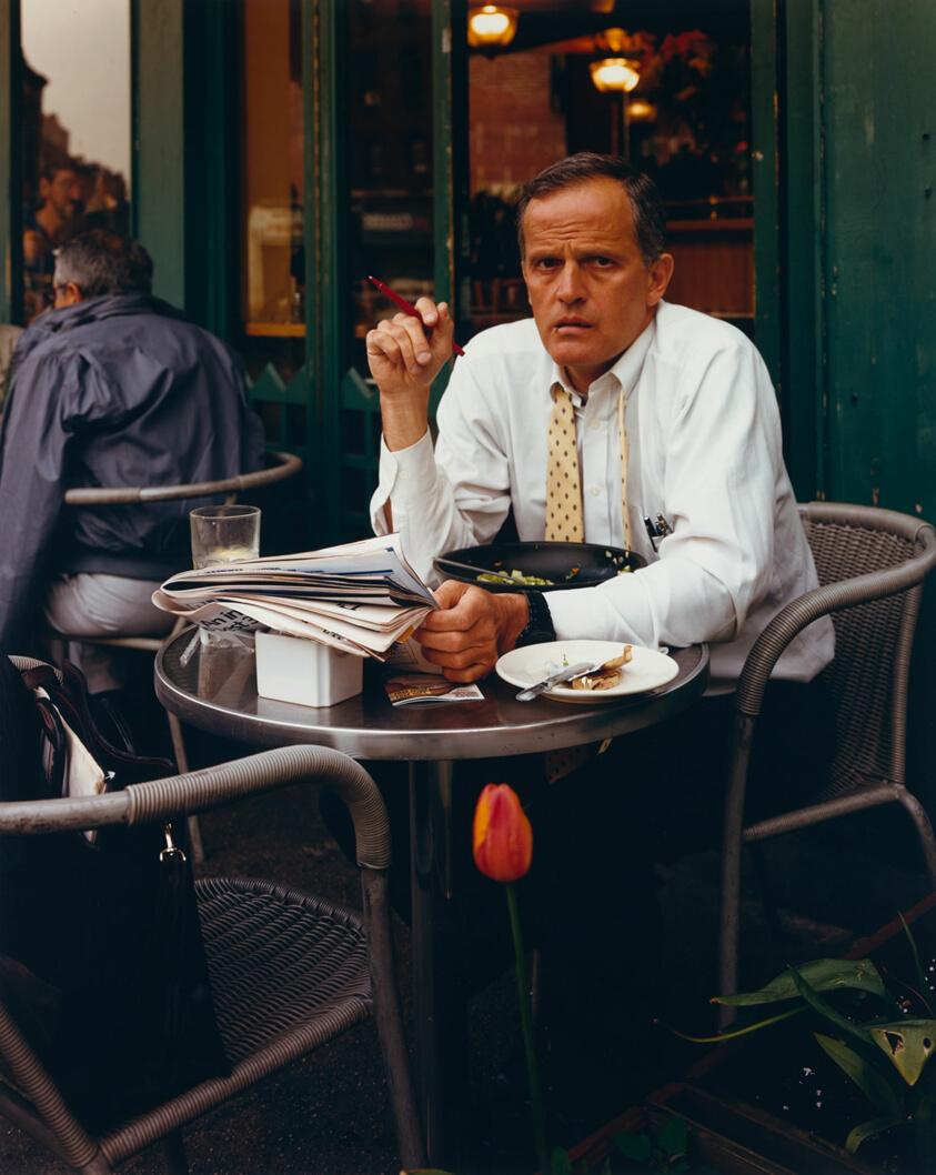 Bank Executive Having His Evening Meal, New York, New York, from the series "Stranger Passing"