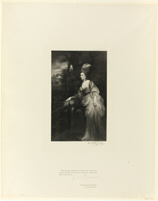 Georgiana, Duchess of Devonshire, from Old English Masters