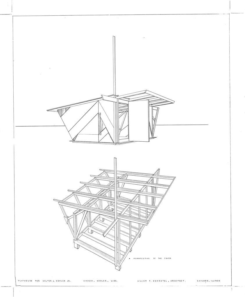 "Windway," W. J. Kohler Farm Playhouse, Kohler, Wisconsin, Perspective