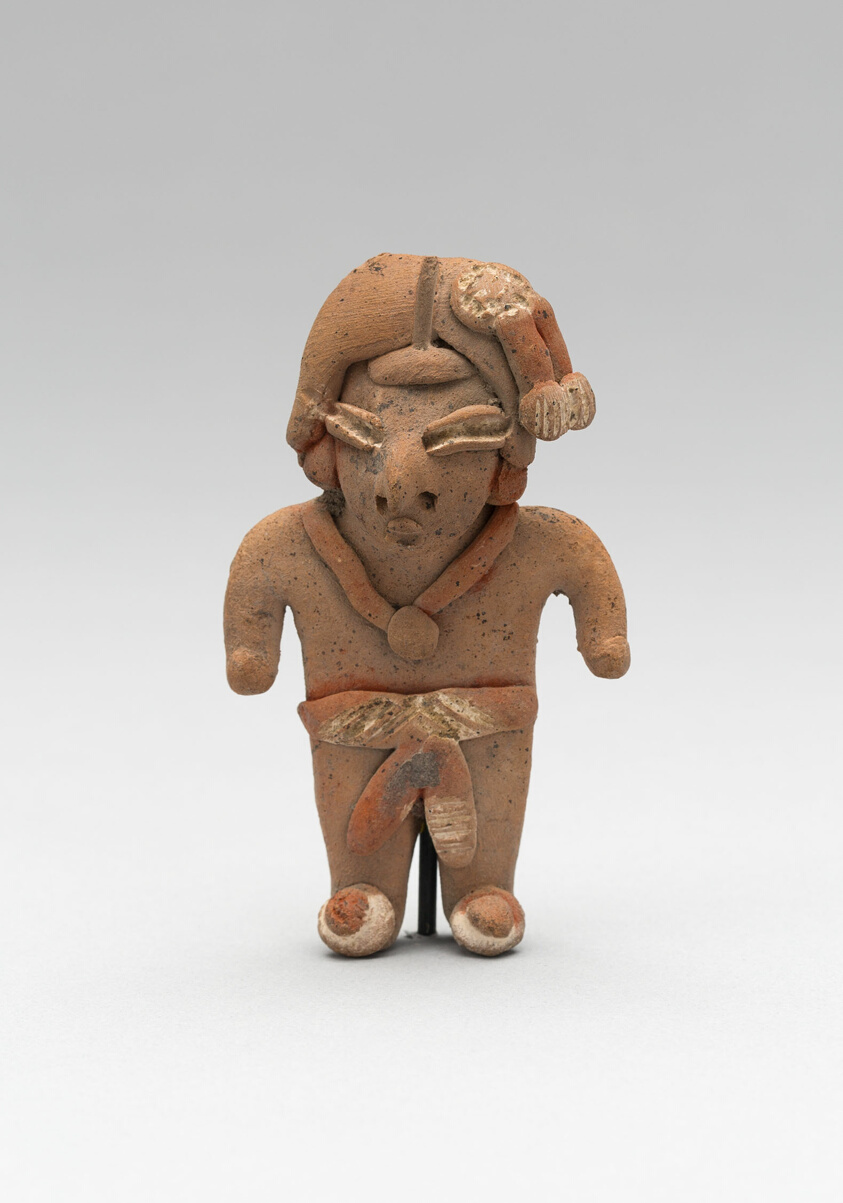 Standing Male Figurine Wearing a Necklace and Breechcloth