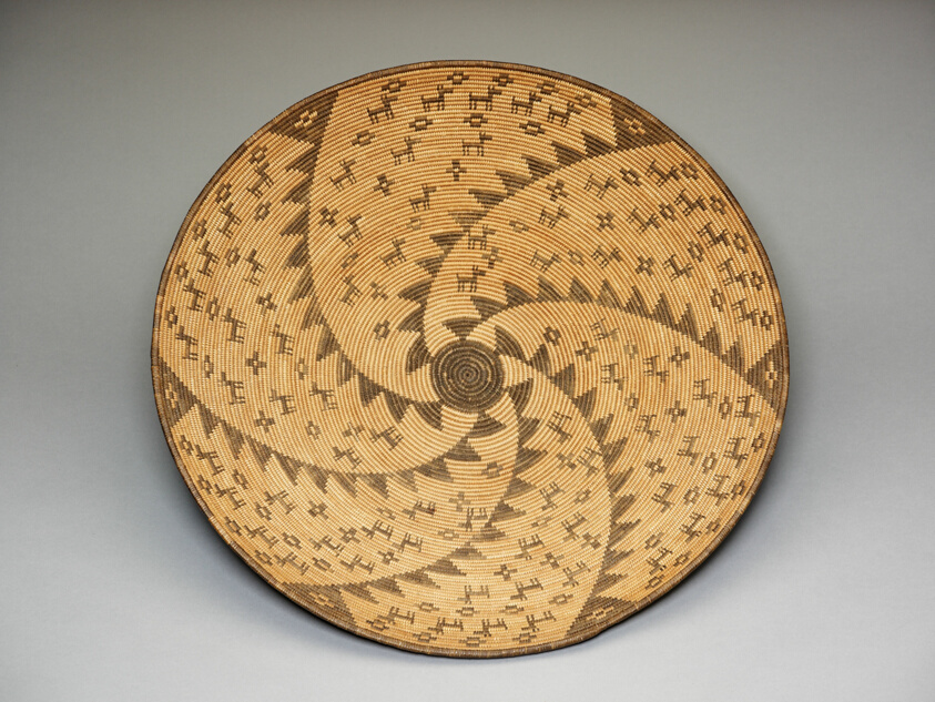 Ceremonial Basket with Spiral Design