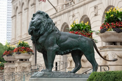 Lion (One of a Pair, South Pedestal)