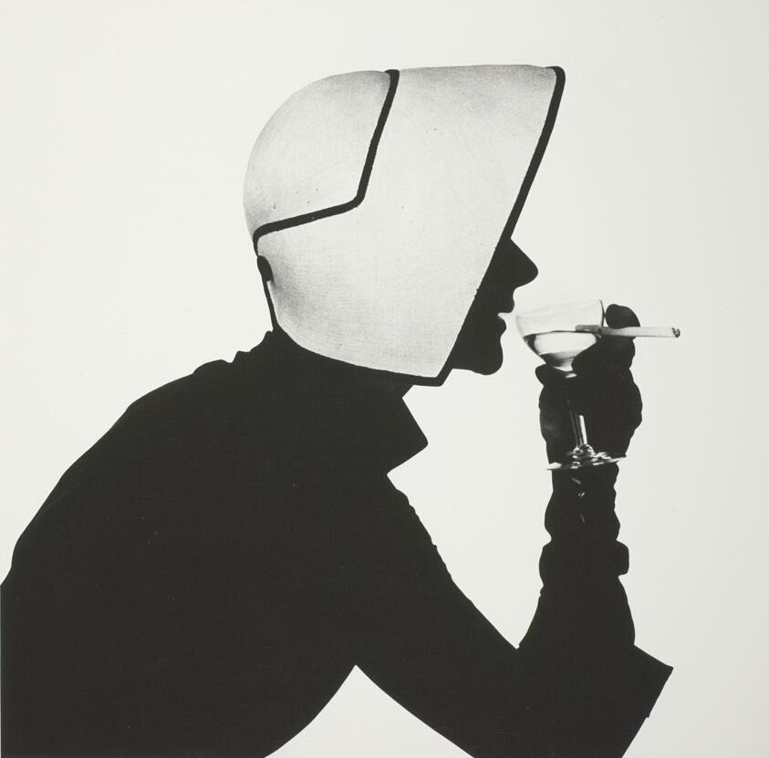 Woman in Dior Hat with Martini (Lisa Fonssagrives-Penn), New York