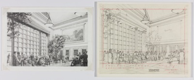 Harold Washington Library Winter Garden, Chicago, Illinois, Perspective