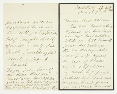 Autograph Letter