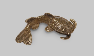 Goldweight Depicting a Catfish