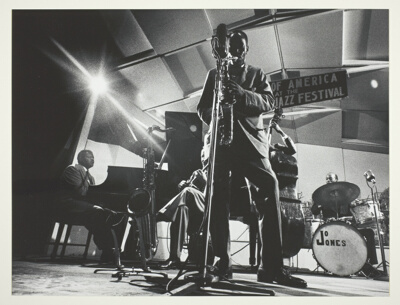 Sonny Stitt at the Newport Festival, from the series "Jazz Street"