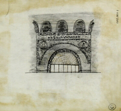 Stock Exchange Building Lobby Remodeling, Chicago, Illinois, Elevation Studies