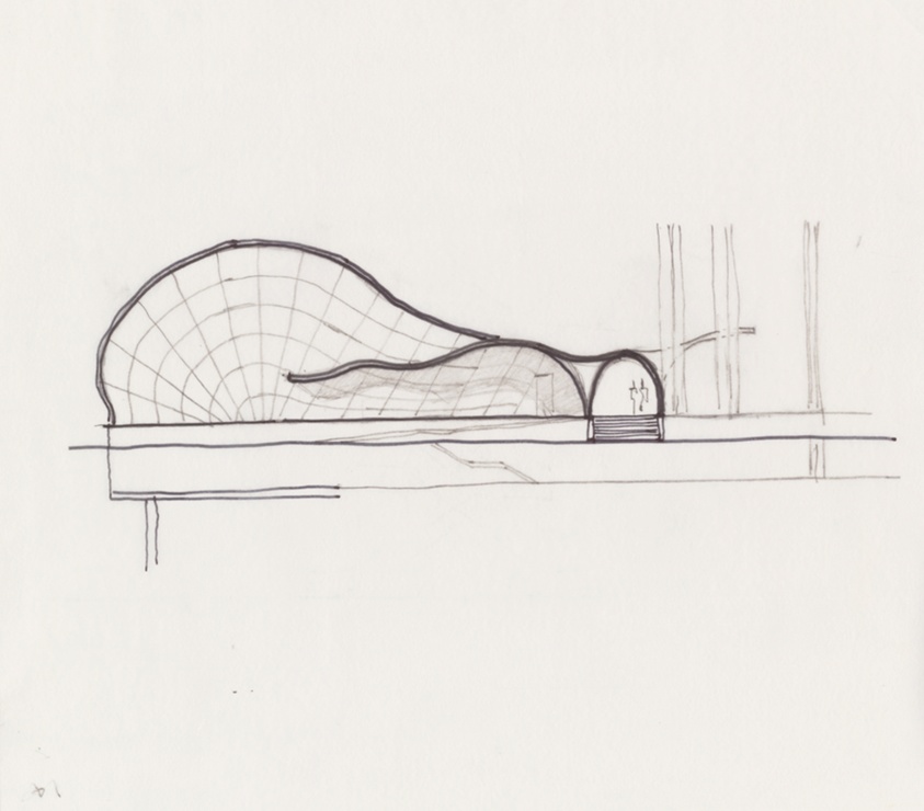 Sketches (by Bertrand Goldberg): Section