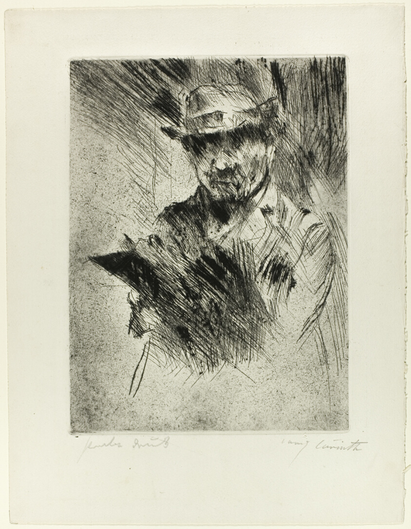 Self-Portrait while Etching