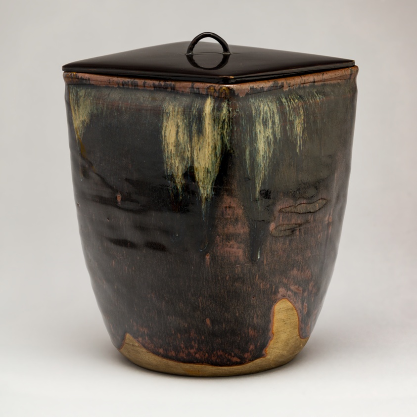 Takatori Ware Water Jar (Mizusashi)
