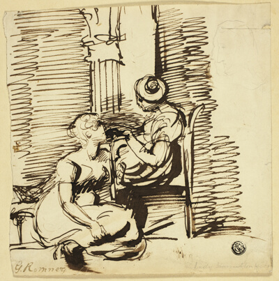 Two Women in Interior