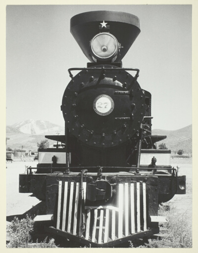 "The monster that put the emigrant trails out of business, Carson City, Nevada, August, 1955"