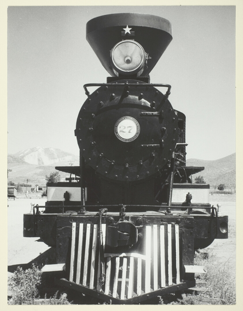 "The monster that put the emigrant trails out of business, Carson City, Nevada, August, 1955"