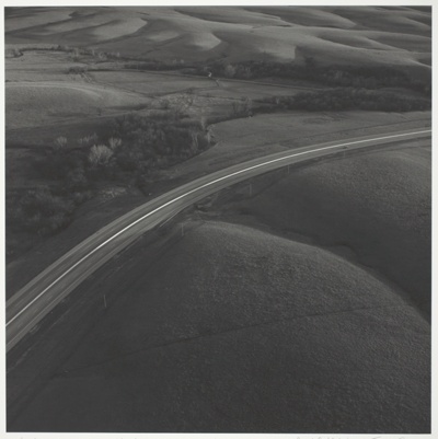 Kansas Turnpike Intersecting the Flint Hills, Chase County, Kansas