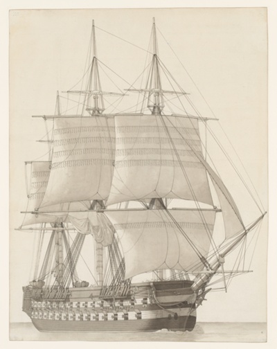 Vessel of the Russian Line (Vaisseau de ligne russe)