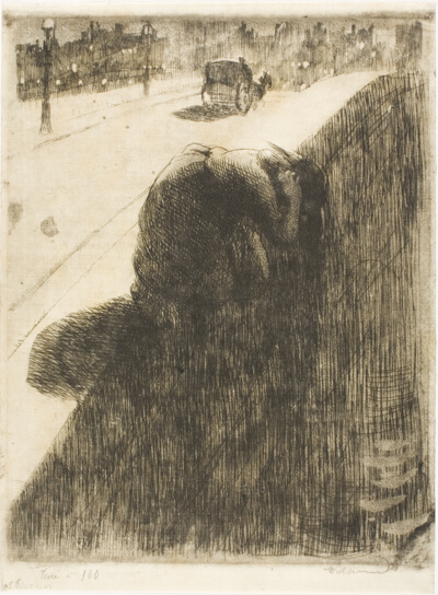 Suicide, plate eleven from Woman