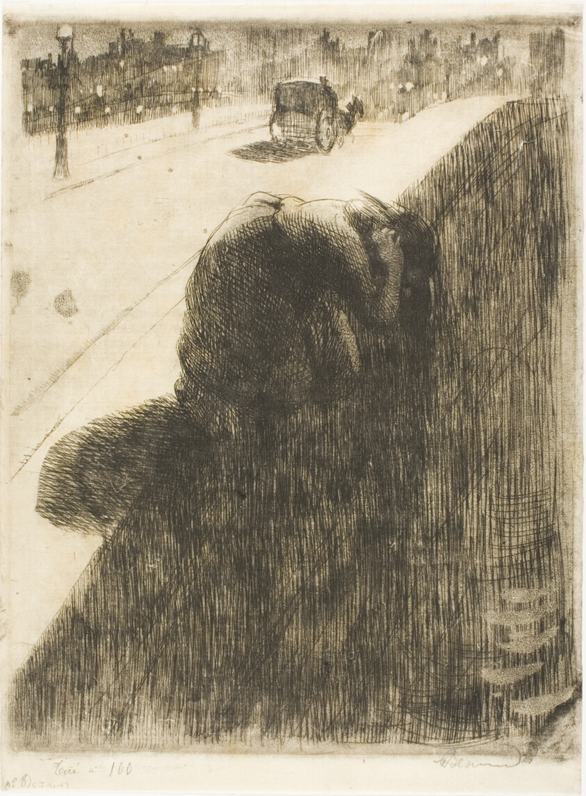 Suicide, plate eleven from Woman
