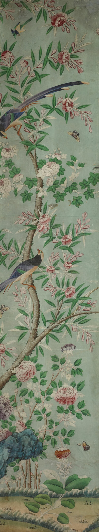 Wall Panel: Birds and Flowers