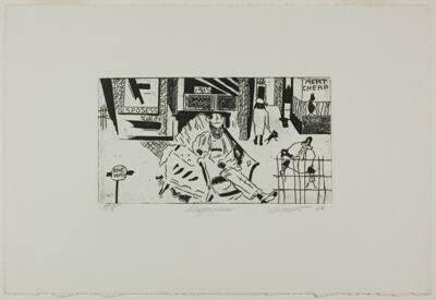 Disposess, from Eight Etchings