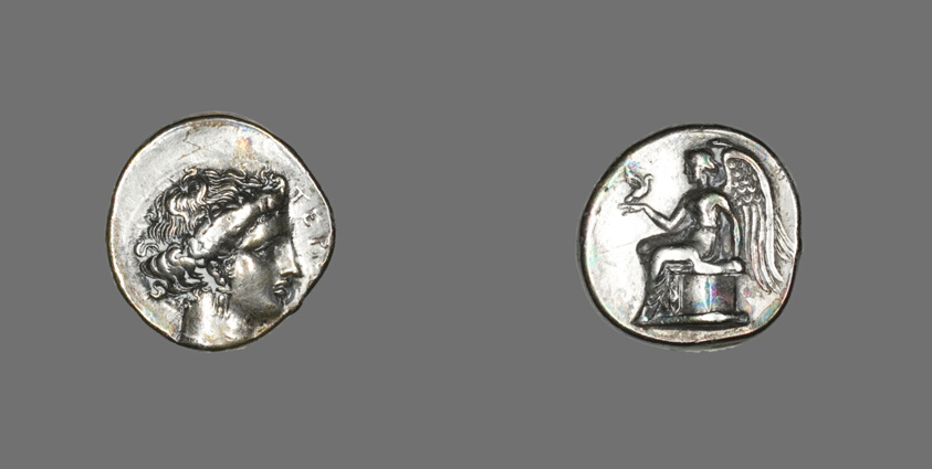 Stater (Coin) Depicting the Nymph Terrina