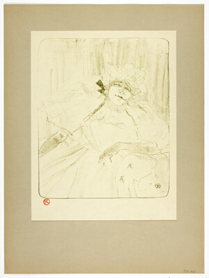 An Old Song, plate five from Yvette Guilbert