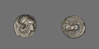 Stater (Coin) Depicting the Goddess Athena