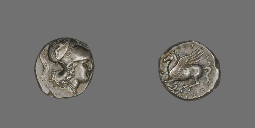 Stater (Coin) Depicting the Goddess Athena