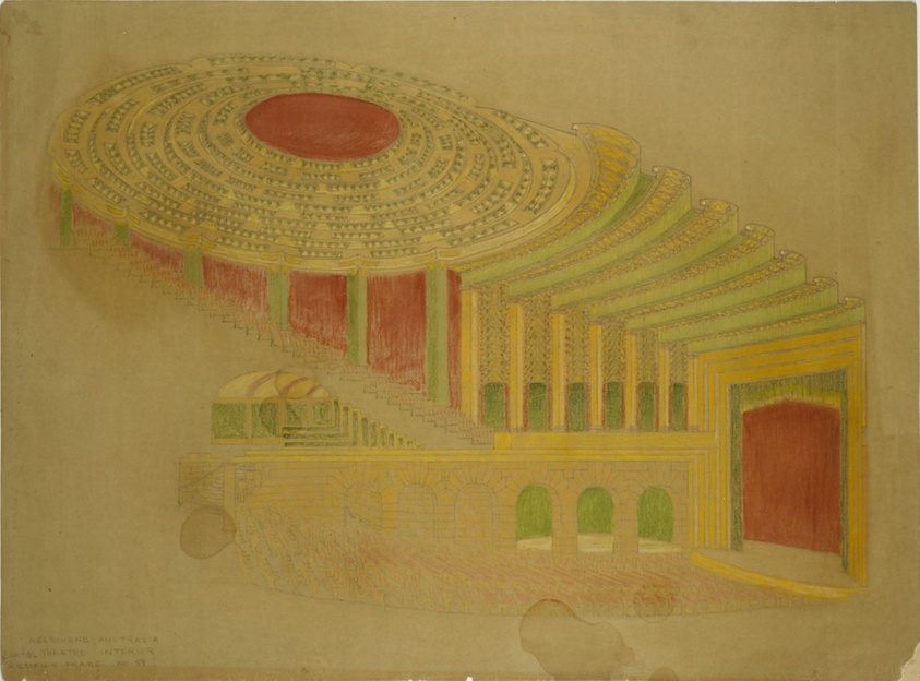 Capitol Theatre and Office Building, Melbourne, Australia, Presentation and Working Drawings
