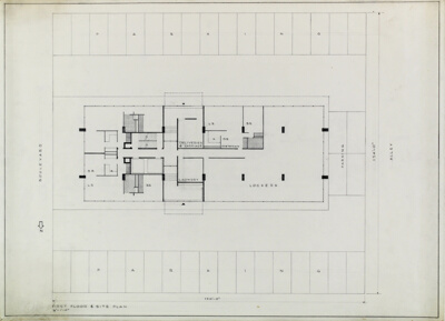 Apartment Building Project, Chicago, Illinois, Floor Plan and Schedules