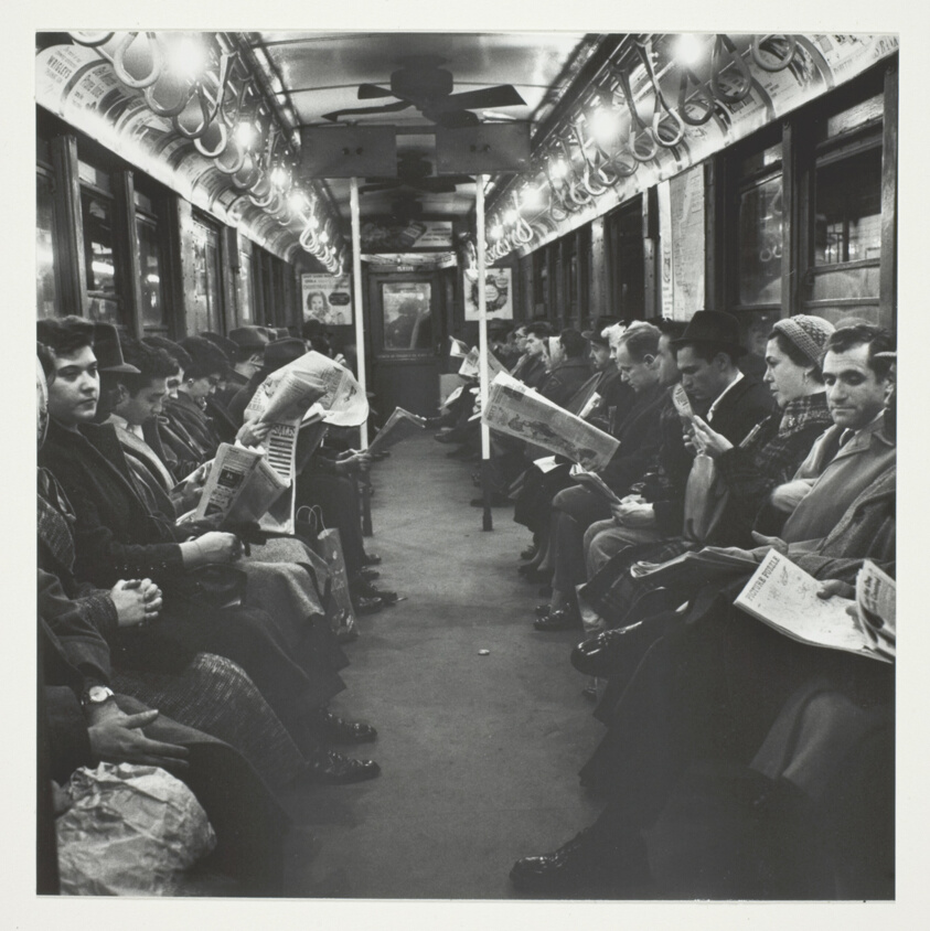 Untitled, from the series "New York Subway, 1960"