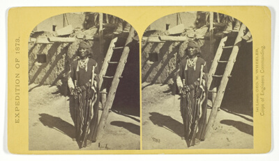 War Chief of the Zuni Indians, No. 20 from the series "Geographical Explorations and Surveys West of the 100th Meridian"