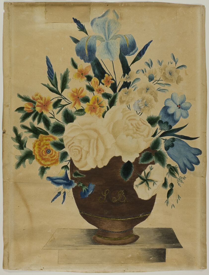 Still Life with Flower Arrangement in Pot