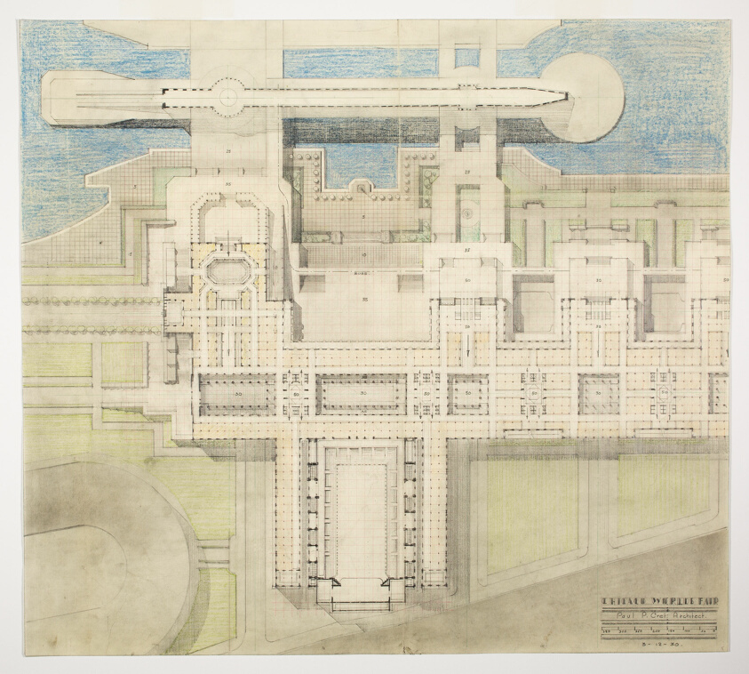 Century of Progress Exposition, Chicago, Illinois, Master Plan