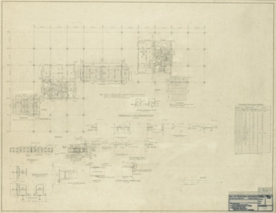860–880 North Lake Shore Drive, Mezzanine Floor Framing Plan