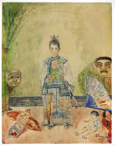 Portrait of the Artist's Niece in Chinese Costume