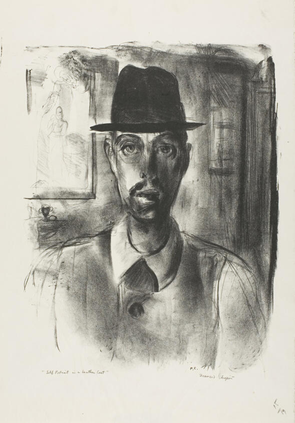 Self-Portrait in a Leather Coat